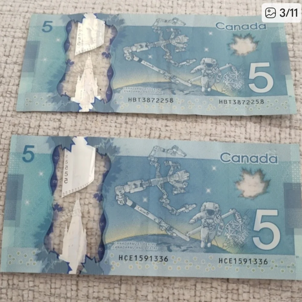 2 Canadian 5 dollar - Note Frontier Series/2013/ HCE/159/ 1336/HBT/3872258